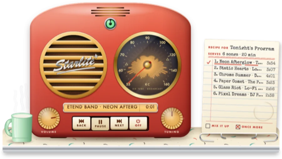 Starlite Six, a skin made from that prompt